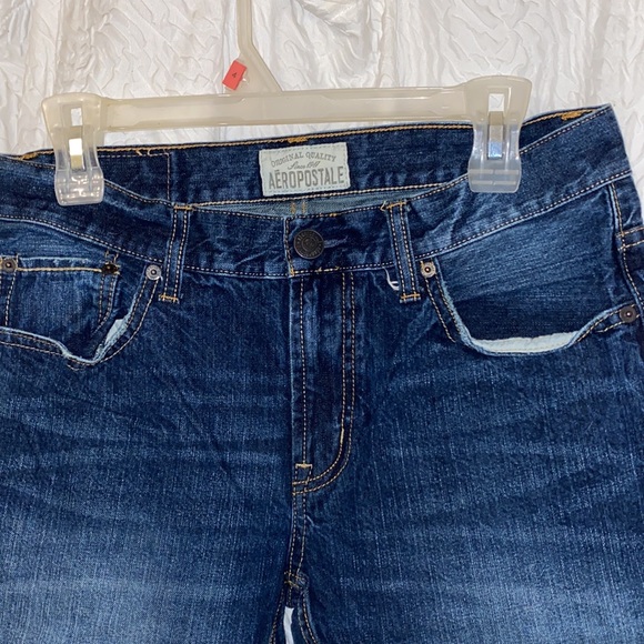 Men’s Aeropostale Cutoff Jean Shorts - Picture 2 of 4